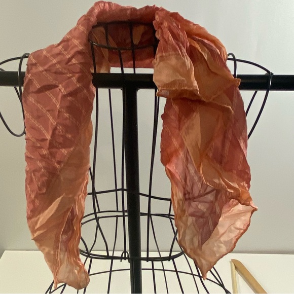 Vintage Anne Klein For Robinson and Golluber Square 24” Scarf - Picture 1 of 4